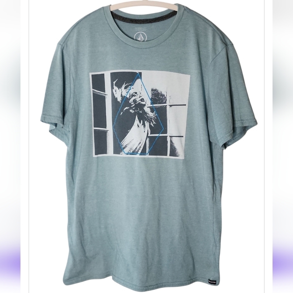 Vintage Volcom Graphic T-Shirt Mens Rare Scream Window Skater ALT 90s Grunge Y2K